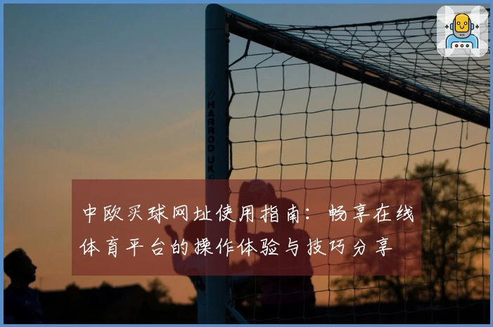 中欧买球网址使用指南：畅享在线体育平台的操作体验与技巧分享